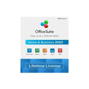 OfficeSuite Home & Business 2023 – Lifetime License – Documents, Sheets, Slides, PDF, Mail & Calendar for Windows