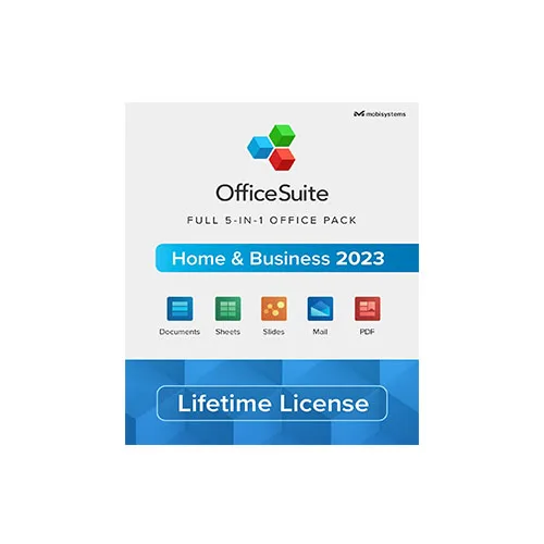 OfficeSuite Home & Business 2023 – Lifetime License – Documents, Sheets, Slides, PDF, Mail & Calendar for Windows